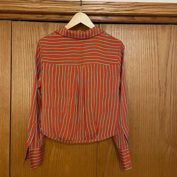 VERY SORRY, DONATED — Diane von Furstenberg Silk Wrap Blouse - Picture 3 of 14